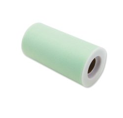 Tulle in rotolo - 12,5 cm x 25 mt - acqua marina - Big Party