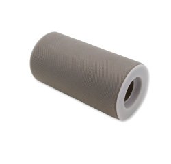 Tulle in rotolo - 12,5 cm x 25 mt - argento opaco - Big Party
