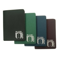 Portacard a libro - 14 scomparti - in PVC gommato 880 - Alplast - conf. 24 pezzi