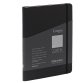Taccuino Ecoqua Plus - con elastico - spiralato - A5 - 70 fogli - puntinato - nero - Fabriano