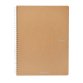 Maxiquaderno Ecoqua original - spiralato - A4 - 90 gr - 1 rigo - 70 fogli - bruno - Fabriano