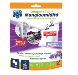 Mangiaumidità appendibile compact 2 in1 - lavanda di provenza - 50 gr - Air Max