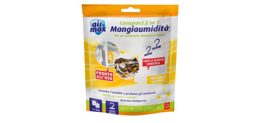 Mangiaumidità appendibile compact 2 in1 - incanto floreale - 50 gr - Air Max