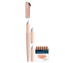 Set penna stilografica Callissima - 3 punte intercambiabili incluse - fusto albicocca - Schneider