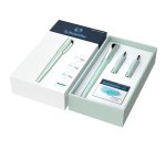 Set penna stilografica Callissima - 3 punte intercambiabili incluse - fusto verde menta - Schneider