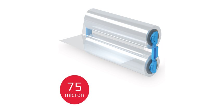 Ricarica cartuccia - film - 75 micron - lucido - per plastificatrice Foton 30 - GBC