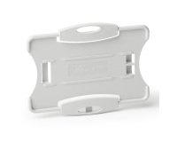 Portabadge Eco - per 1 tessera - 54 x 87 mm - grigio - Durable - conf. 10 pezzi