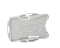 Portabadge Eco - per 2 tessera - 54 x 87 mm - grigio - Durable - conf. 10 pezzi