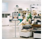 Espositore Info Stand Basic - da pavimento - A3 - Durable