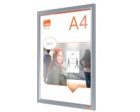 Cornice Impression PRO - a clip - A4 - alluminio - Nobo