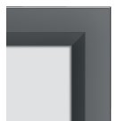 Cornice Impression PRO - a clip - A3 - grafite - Nobo