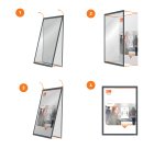 Cornice Impression PRO - a clip - A3 - grafite - Nobo