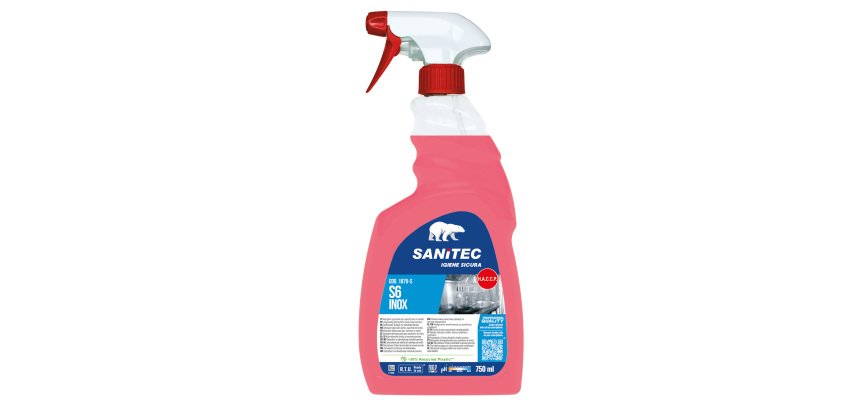 Detergente sgrassante S6 Inox - per superfici - 750 ml - Sanitec