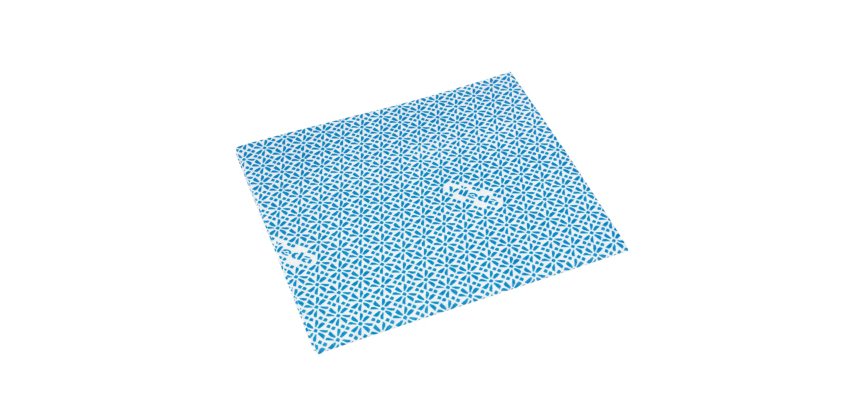 Panno multiuso Wipro - con proprietà antibatteriche - 36 x 42 cm - blu - Vileda - conf. 20 pezzi