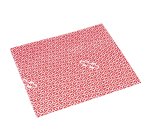 Panno multiuso Wipro - con proprietà antibatteriche - 36 x 42 cm - rosso - Vileda - conf. 20 pezzi