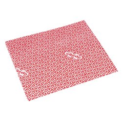 Panno multiuso Wipro - con proprietà antibatteriche - 36 x 42 cm - rosso - Vileda - conf. 20 pezzi