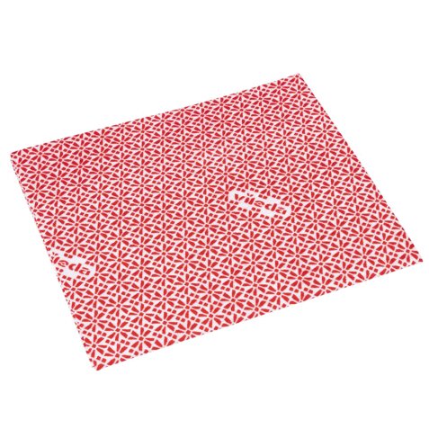 Panno multiuso Wipro - con proprietA' antibatteriche - 36 x 42 cm - rosso - Vileda - conf. 20 pezzi