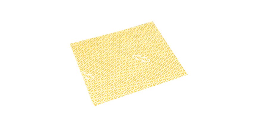 Panno multiuso Wipro - con proprietà antibatteriche - 36 x 42 cm - giallo - Vileda - conf. 20 pezzi