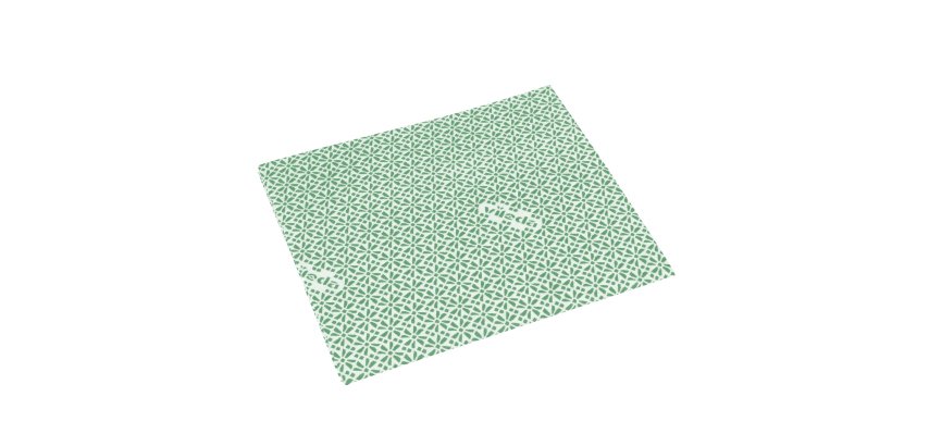 Panno multiuso Wipro - con proprietà antibatteriche - 36 x 42 cm - verde - Vileda - conf. 20 pezzi