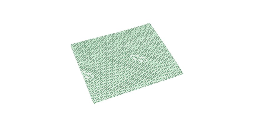 Panno multiuso Wipro - con proprietà antibatteriche - 36 x 42 cm - verde - Vileda - conf. 20 pezzi