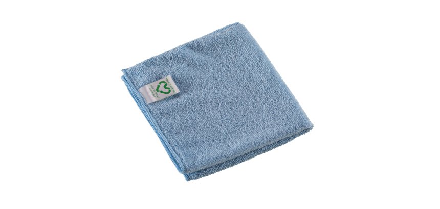 Panno r-MicroTuff Swift - microfibra - tessuto riciclato - 35 x 38 cm - blu - Vileda - conf. 5 pezzi