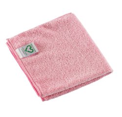 Panno r-MicroTuff Swift - microfibra - tessuto riciclato - 35 x 38 cm - rosso - Vileda - conf. 5 pezzi