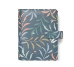 Organiser Botanical - f.to Pocket 146 x 128 x 36 mm - con cinturino - blu - Filofax