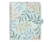 Organiser Botanical - f.to A5 - 233 x 217 x 46 mm - con cinturino - menta - Filofax