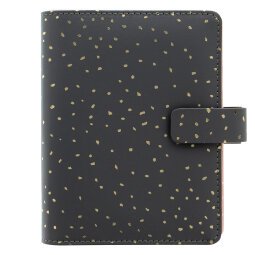 Organiser Confetti - f.to Personal - 187 x 153 x 40 mm - con cinturino - nero - Filofax