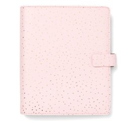 Organiser Confetti - f.to A5 - 233 x 217 x 46 mm - con cinturino - rosa - Filofax