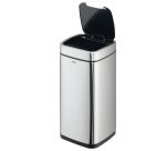 Cestino no touch - con sensore - 27 x 27 x 57 cm- 21 lt - argento metallizzato - Durable