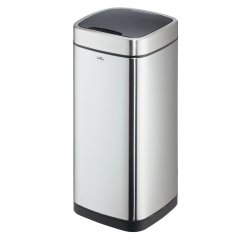 Cestino no touch - con sensore - 30,5 x 30,5 x 69 cm - 35 lt - argento metallizzato - Durable