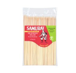 Spiedi delux - in bambù - 15 cm - Samurai Party - conf. 300 pezzi