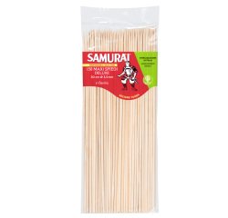 Spiedi delux - in bambù - 30 cm - Samurai Party - conf. 150 pezzi