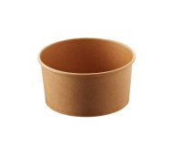 Insalatiera Street Food - Ø 15 x H 7,5 cm - 1000 ml - avana/bianco - Leone - conf. 24 pezzi