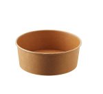 Bowl monouso Street Food - 16 x h 6.8 cm - 1300 ml - avana/bianco - Leone - conf. 24 pezzi