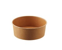 Insalatiera Street Food - 16 x h 6.8 cm - 1300 ml - avana/bianco - Leone - conf. 24 pezzi