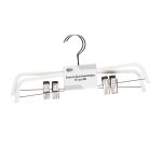 Gruccia - antiscivolo - 37 x 0,6 cm - bianco - King Collection - conf. 2 pezzi