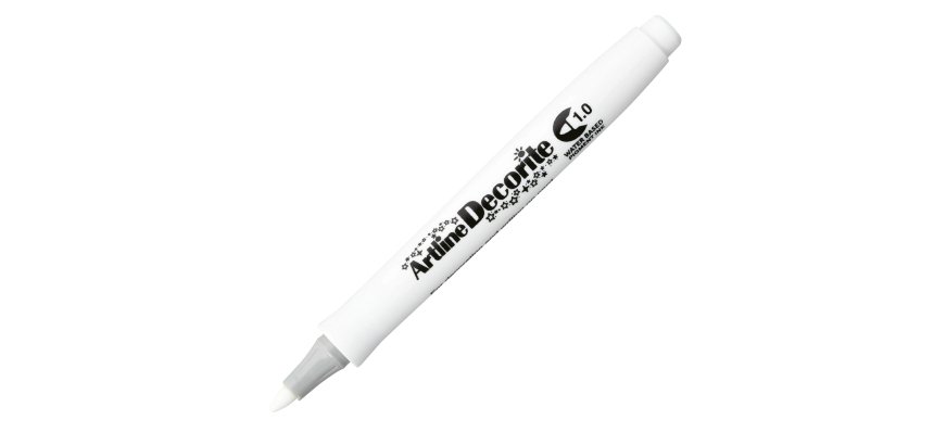 Marcatore Decorite - punta tonda - 1.0 mm - bianco - Artline