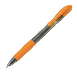 Roller gel a scatto G-2 - punta 0,7mm - arancio - Pilot