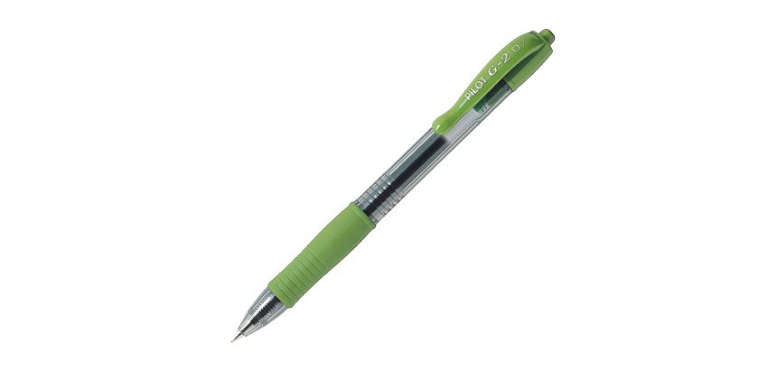 Roller gel a scatto G-2 - punta 0,7mm - verde chiaro - Pilot