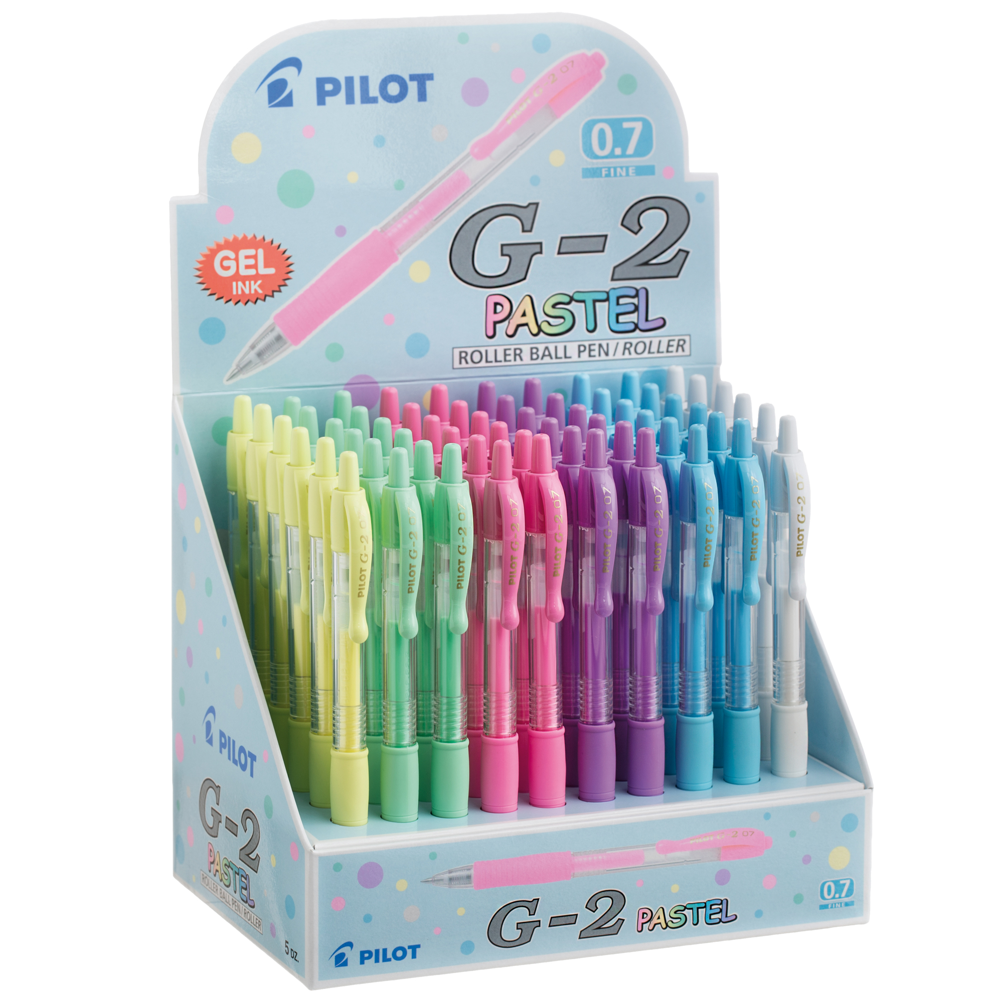 Penna Pilot G2 Roller inchiostro Gel Blu punta media 0,7 G-2 - Pilot