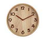 Orologio da parete Wood - diametro 32 cm - legno - Methodo
