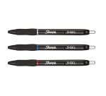 Penna gel a scatto - 0.7 mm - nero/blu/rosso - Sharpie - conf. 3 pezzi