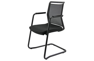 Seduta attesa Light LLS - con braccioli inclusi - nero - Unisit