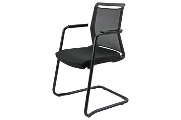 Seduta attesa Light LLS - con braccioli inclusi - nero - Unisit