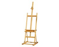 Cavalletto Studio - legno di  faggio - altezza tela max 140 cm - 47 x 57 x 185 cm - DOM
