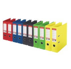 Registratore a leva - CO2 neutral - A4 - dorso 75 mm - colori assortiti - Esselte