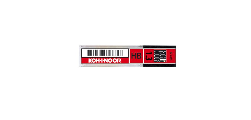 Mina di ricambio - 1,3 mm - per portamine DH1500 - Koh.I.Noor - astuccio 6 pezzi