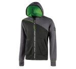 Felpa U-Power Jupiter, grigio/verde
